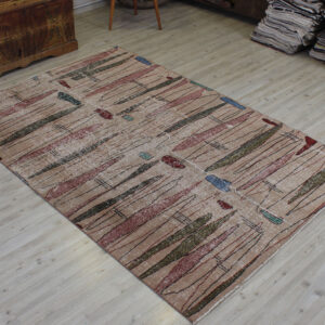 Vintage El Dokuma Halı Eskitme 152 x 229 cm 10535