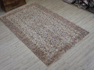 Vintage El Dokuma Halı Yün 163 x 261 cm 10536