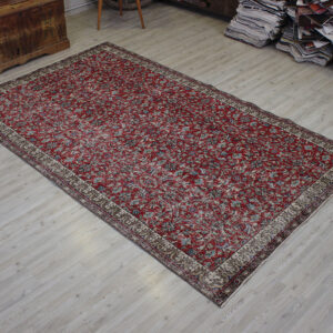 Vintage El Dokuma Yün Halı 158 x 260 cm 10538