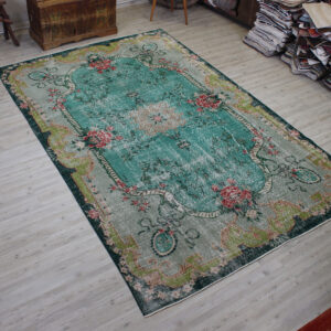 Vintage El Yapımı Halı Yün 200 x 310 cm 10542