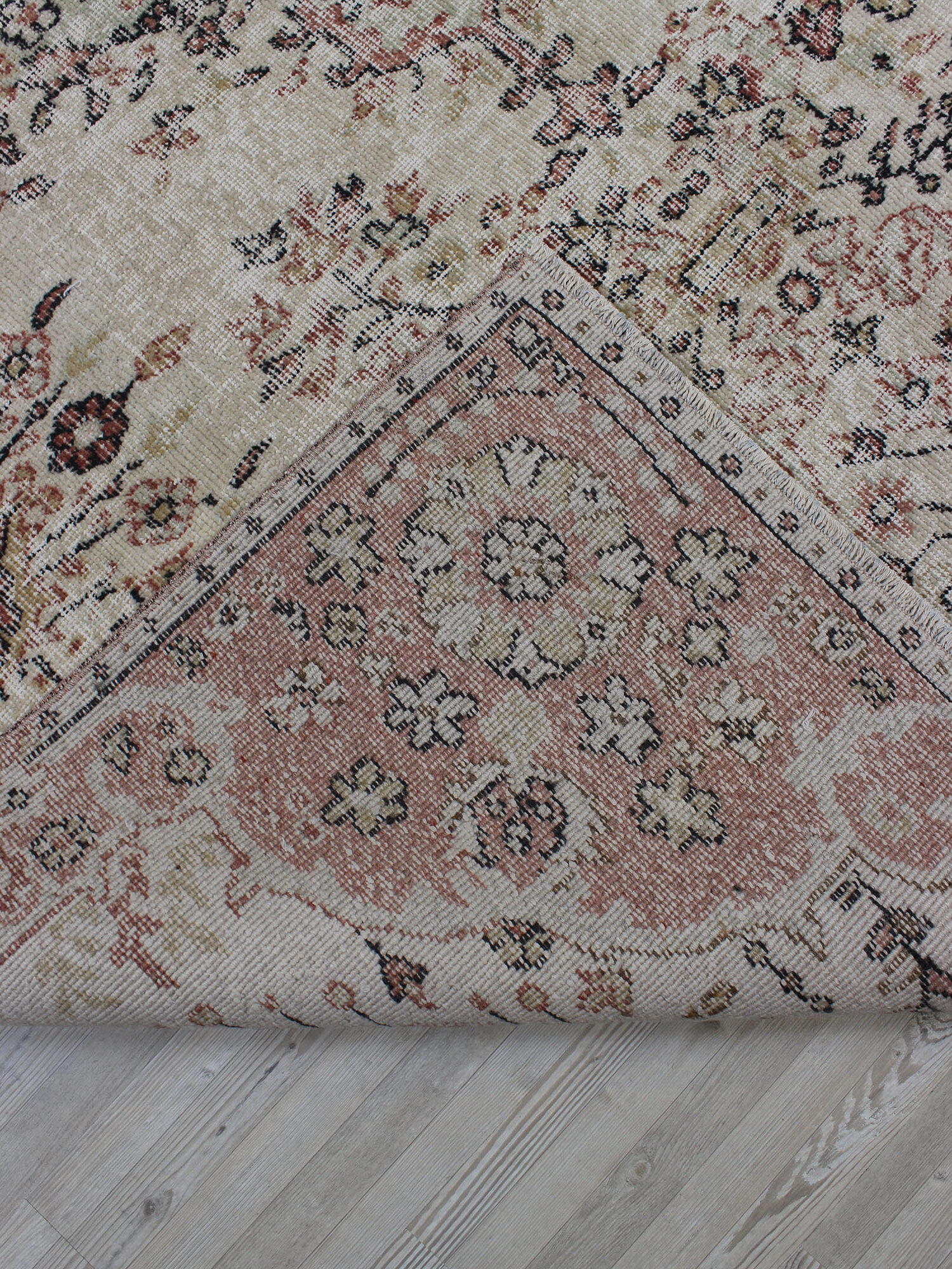 Vintage Yün Eskitme Halı 180 x 304 cm 10551 - Görsel 6