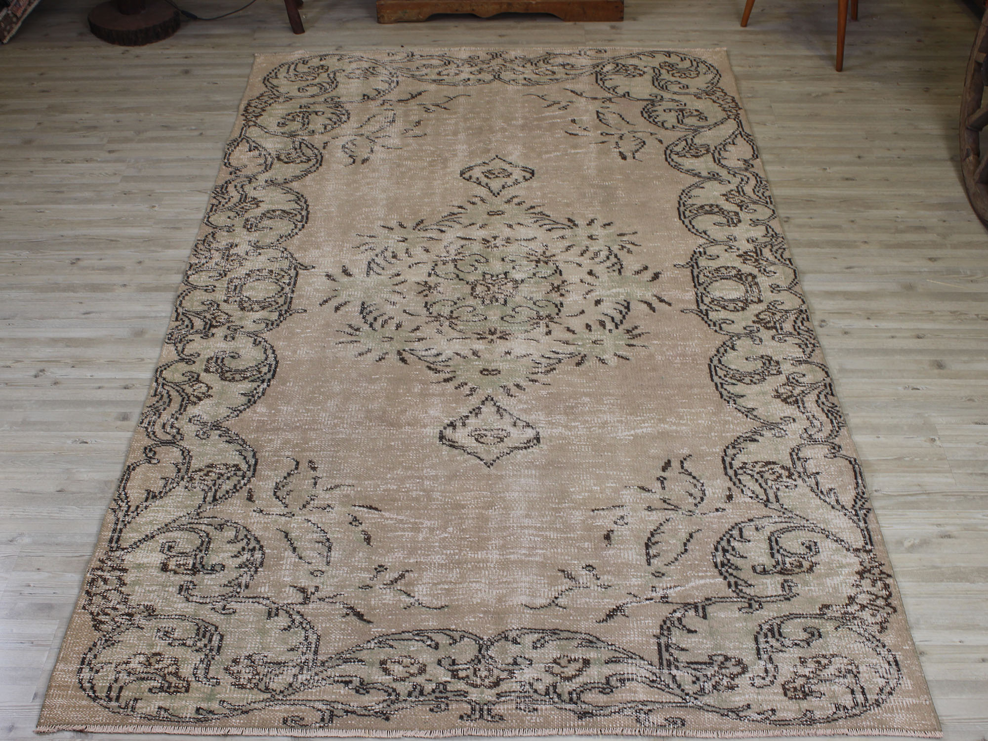 Vintage Yün Halı 165 x 271 cm 10552 - Görsel 5