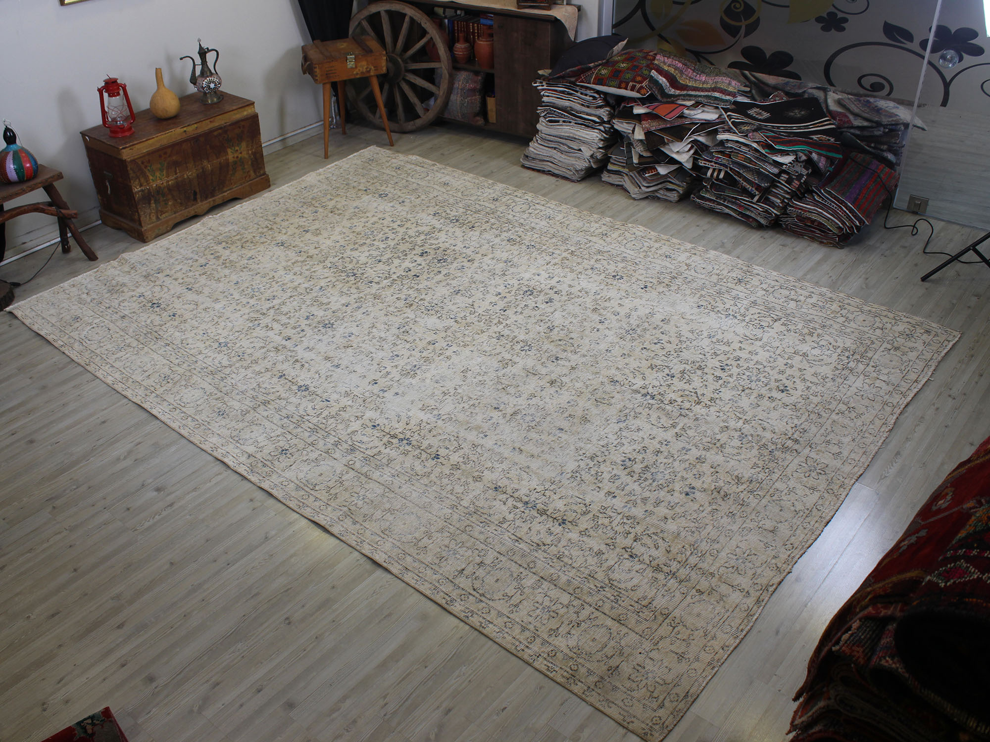 Yün El Yapımı Halı Eskitme 260 x 370 cm 10561