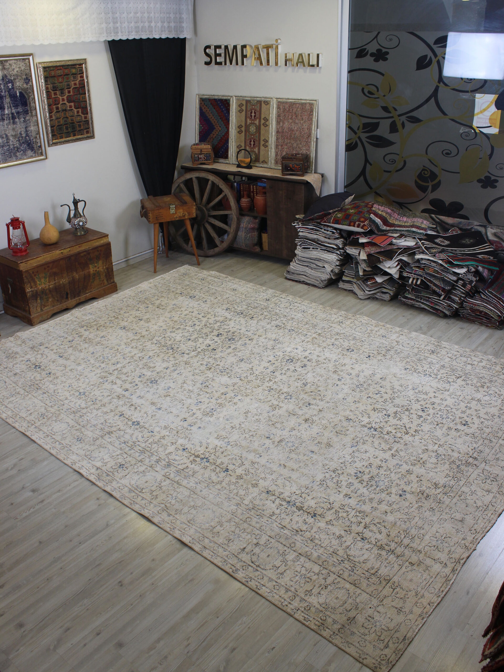 Yün El Yapımı Halı Eskitme 260 x 370 cm 10561 - Görsel 3