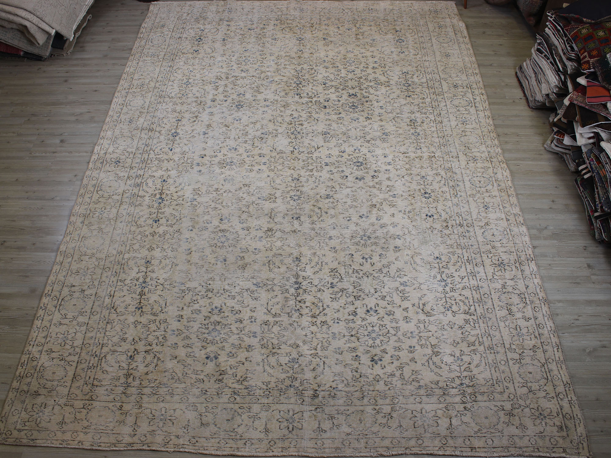 Yün El Yapımı Halı Eskitme 260 x 370 cm 10561 - Görsel 7