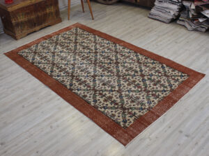 Yün El Yapımı Halı Vintage 142 x 240 cm 10564