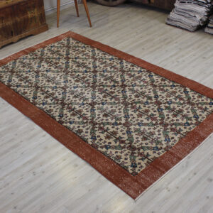 Yün El Yapımı Halı Vintage 142 x 240 cm 10564