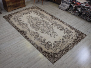 Yün Vintage El Dokuma Halı 161 x 282 cm 10570