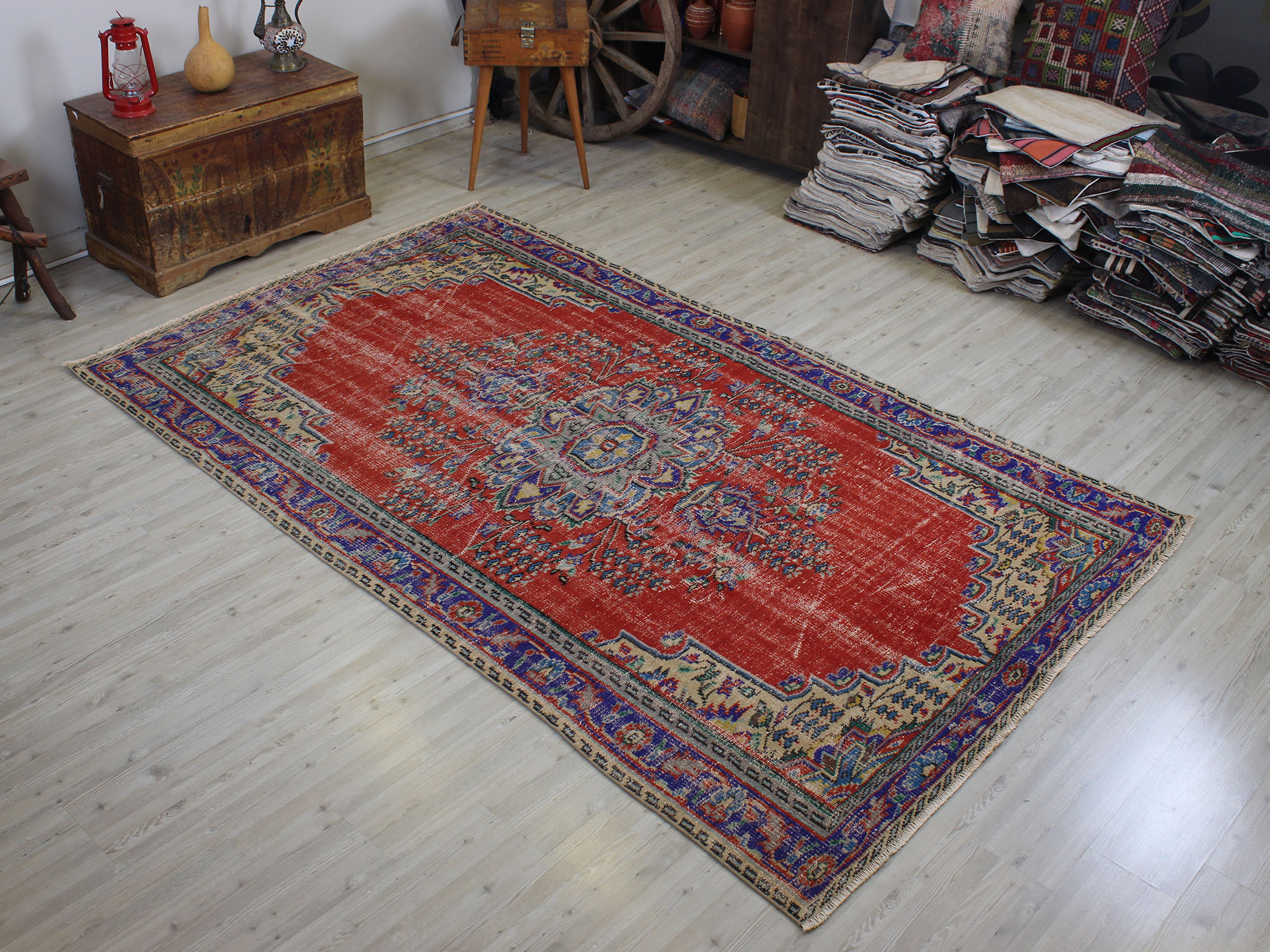 El Dokuma Eskitme Halı 171 x 280 cm 10573 - Görsel 2