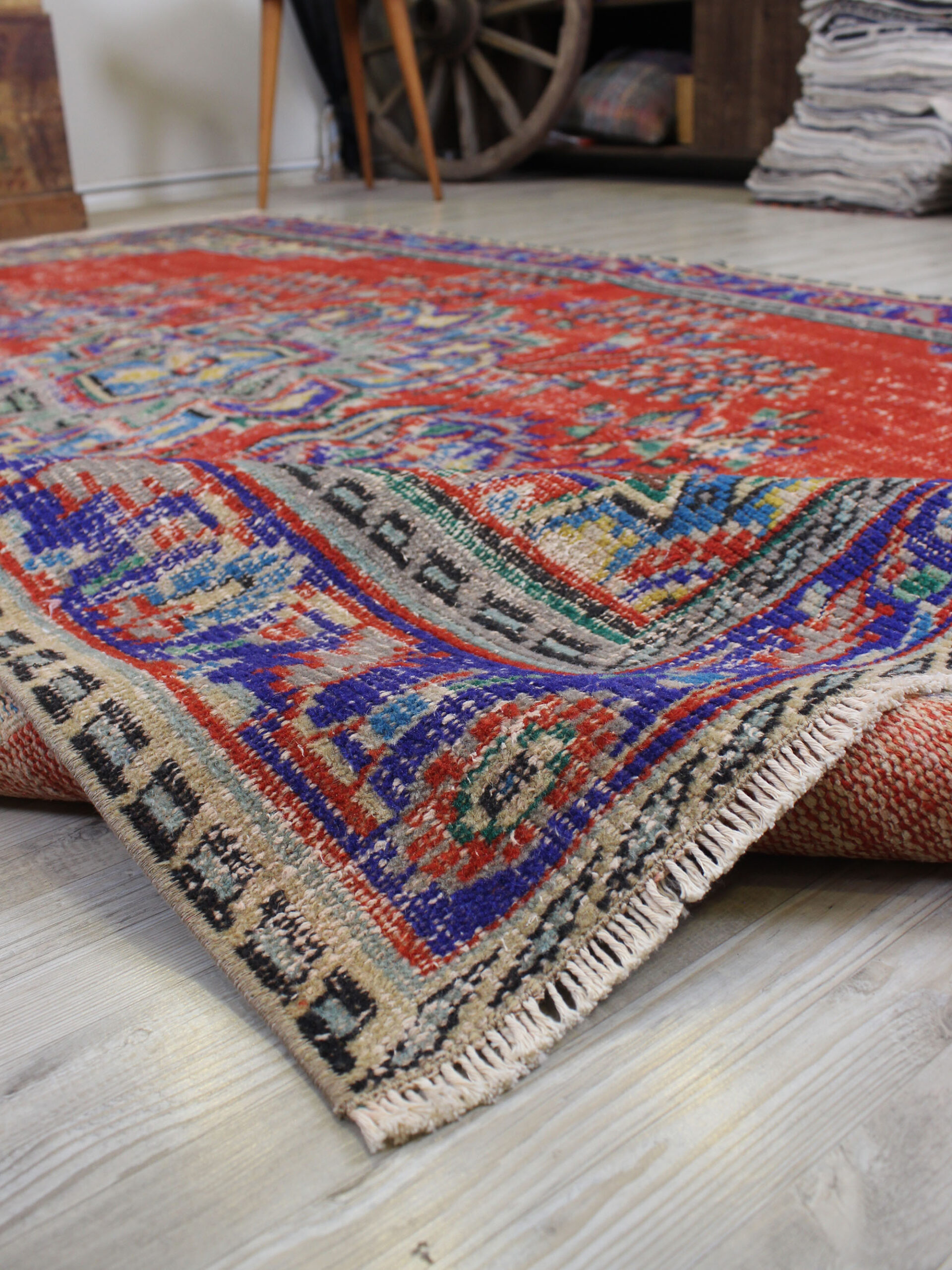 El Dokuma Eskitme Halı 171 x 280 cm 10573 - Görsel 4