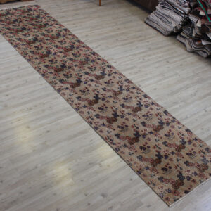 El Yapımı Vintage Yün Halı 79 x 316 cm 10584
