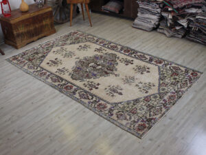 El Yapımı Yün Halı 160 x 269 cm 10586