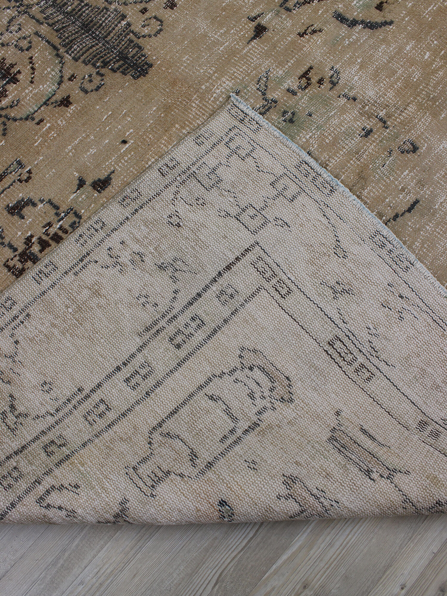 Eskitme El Dokuma Halı Yün 190 x 275 cm 10591 - Görsel 7