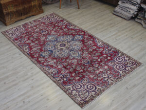 Eskitme El Dokuma Vintage Halı 125 x 234 cm 10592