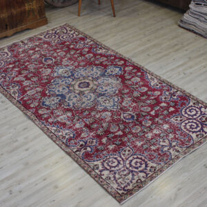 Eskitme El Dokuma Vintage Halı 125 x 234 cm 10592