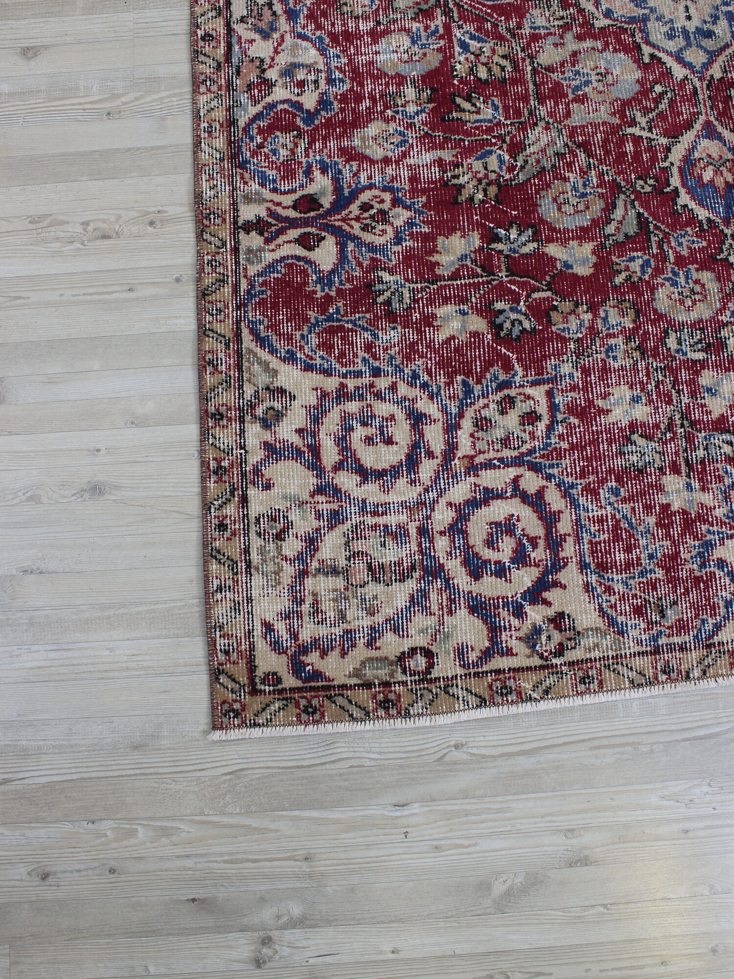 Eskitme El Dokuma Vintage Halı 125 x 234 cm 10592 - Görsel 4