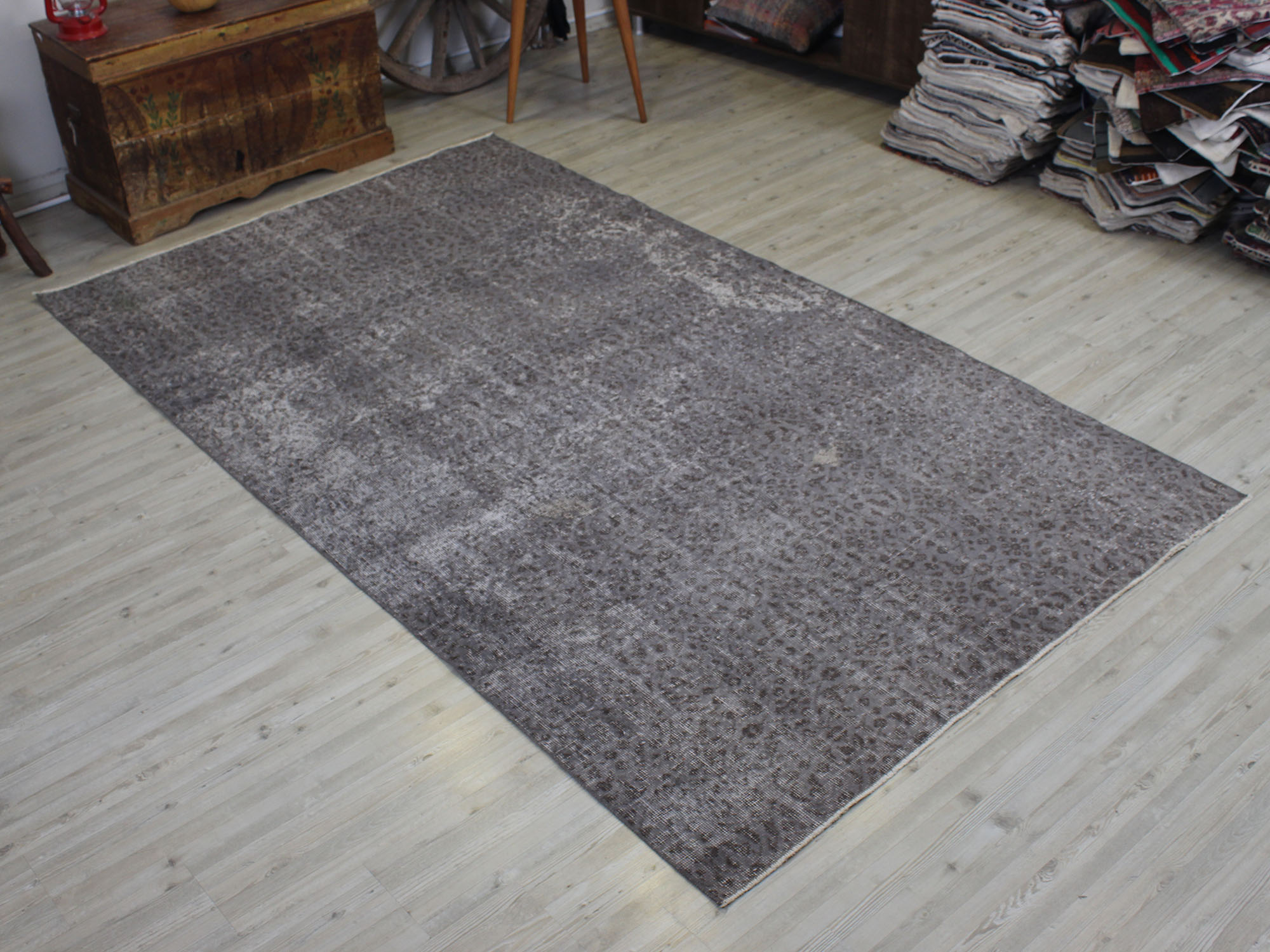 Eskitme El Yapımı Vintage Halı 154 x 264 cm 10599 - Görsel 3