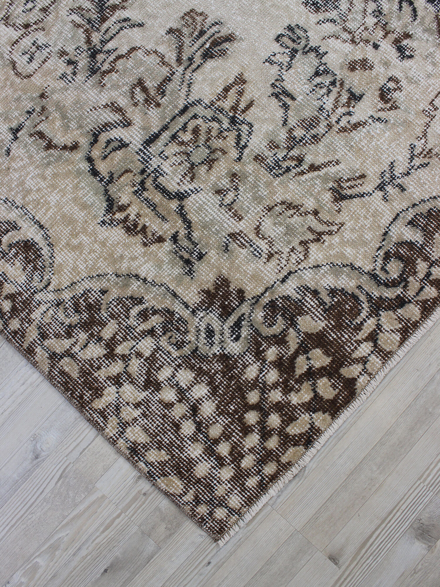 Eskitme El Yapımı Yün Halı 176 x 258 cm 10600 - Görsel 5