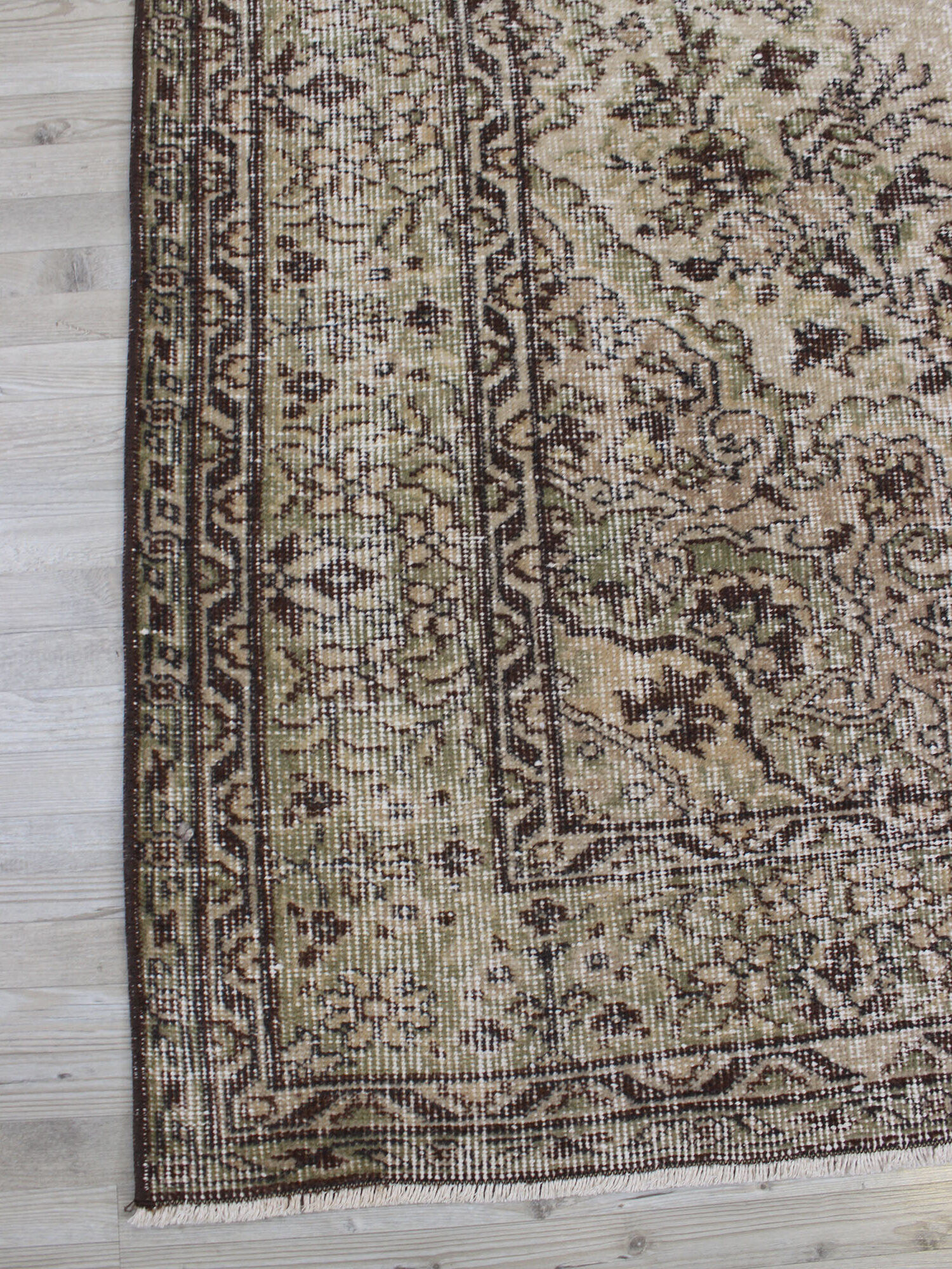 Eskitme Yün El Yapımı Halı 164 x 257 cm 10608 - Görsel 4