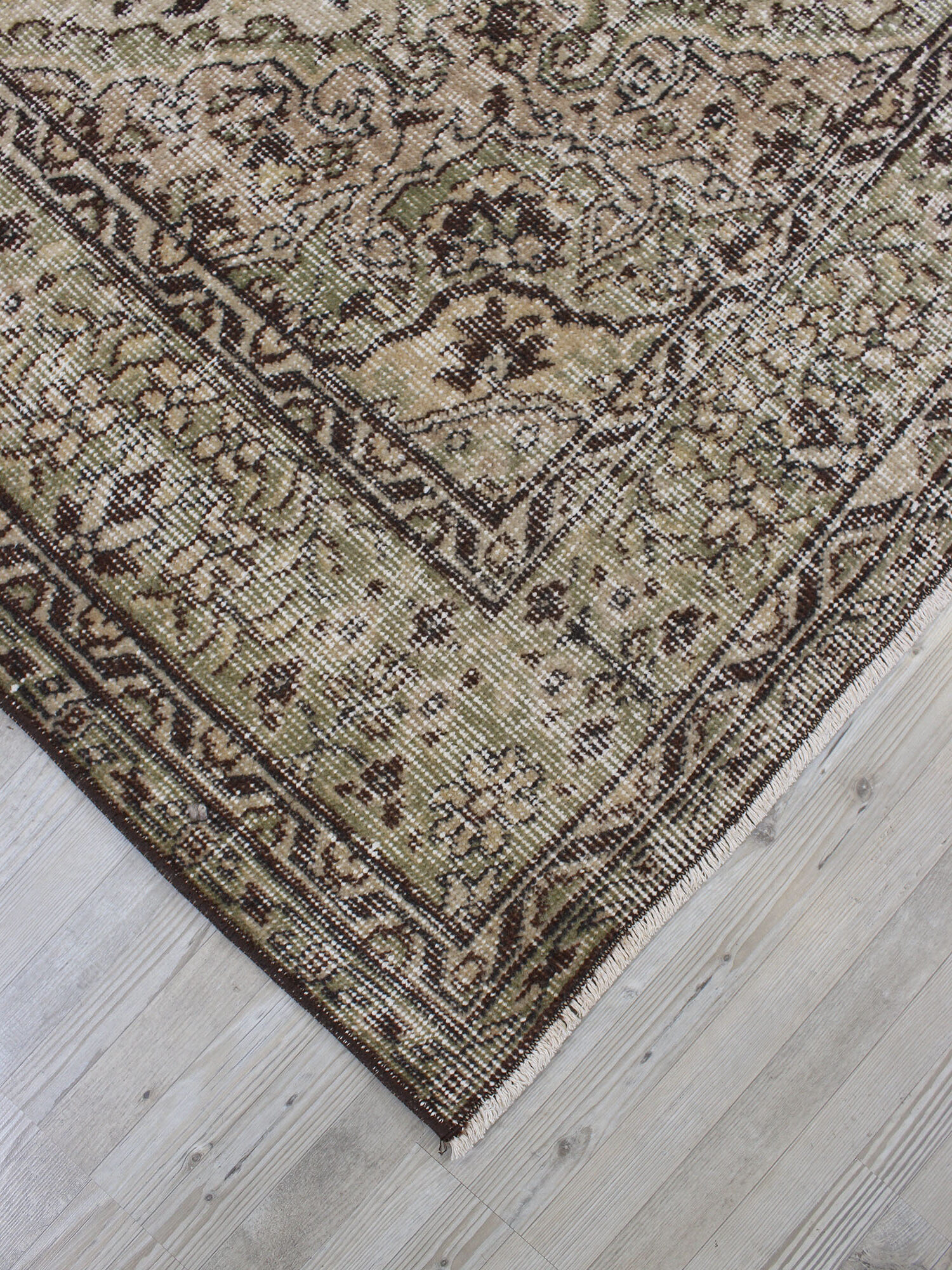 Eskitme Yün El Yapımı Halı 164 x 257 cm 10608 - Görsel 5