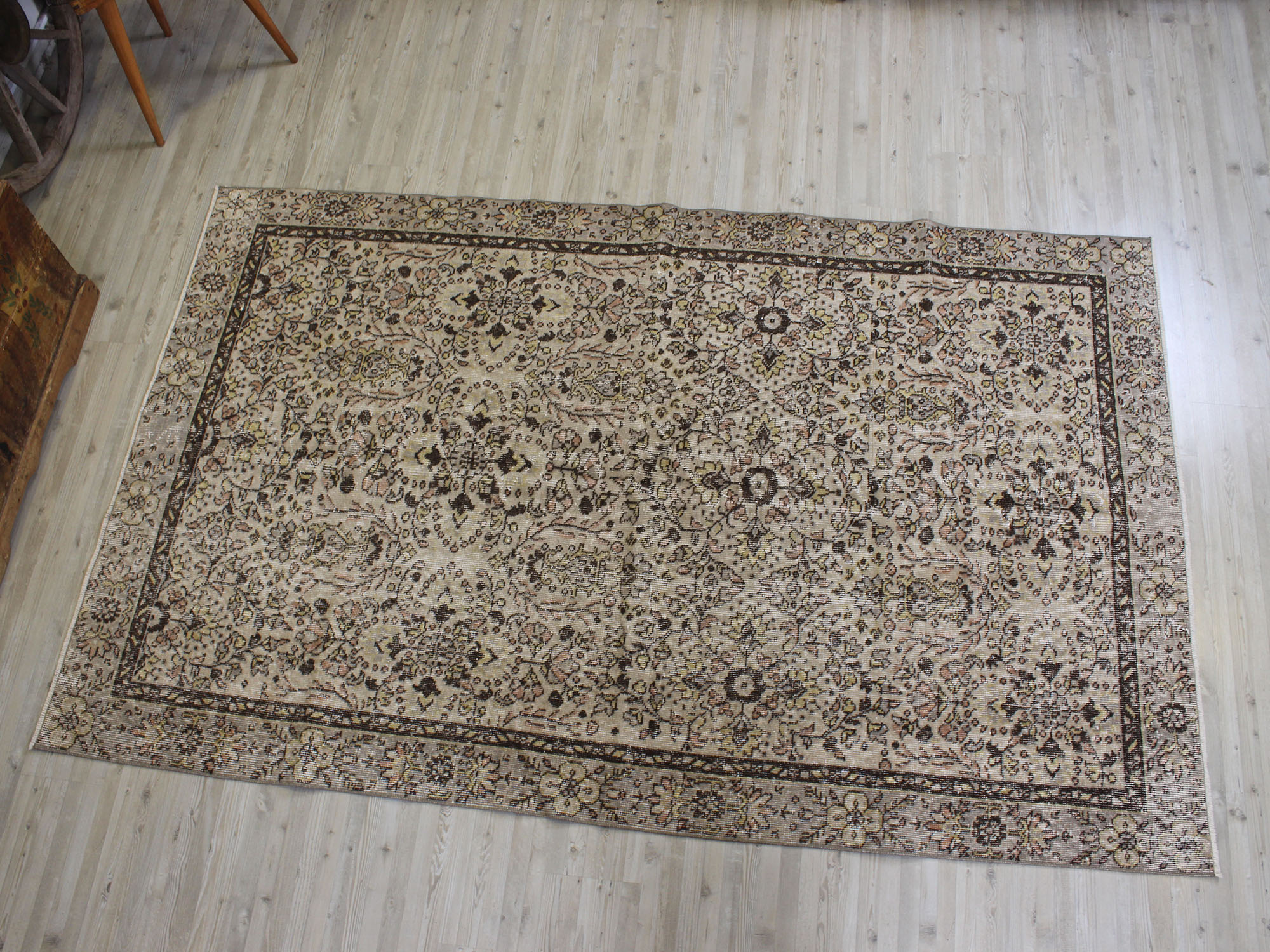 Eskitme Yün El Halı 152 x 244 cm 10609 - Görsel 3