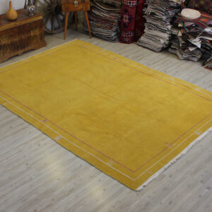 Eskitme El Dokuma Yün Halı Vintage 200 x 289 cm 10628