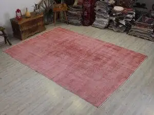El Yapımı Vintage Yün Halı 196 x 297 cm 10630