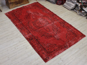 El Dokuma Yün Eskitme Halı 157 x 262 cm 10631