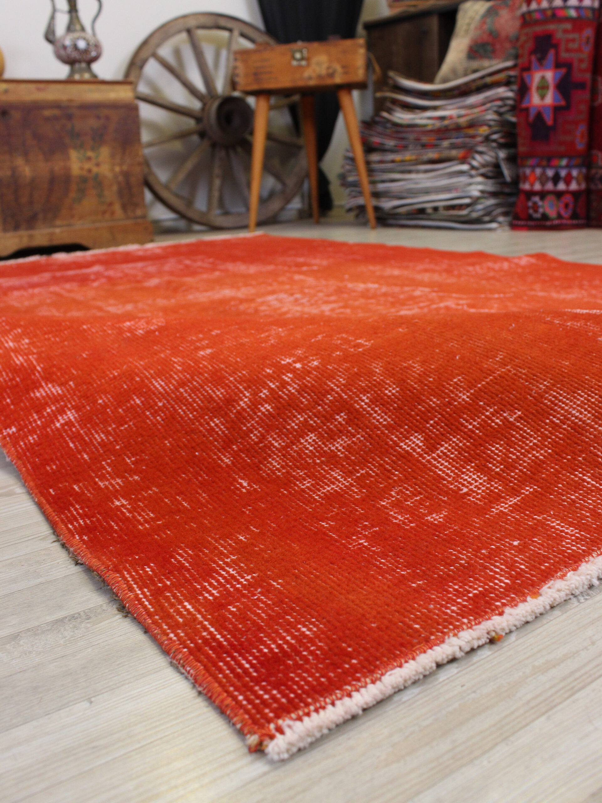 Vintage El Yapımı Halı 158 x 236 cm 10632 - Görsel 7