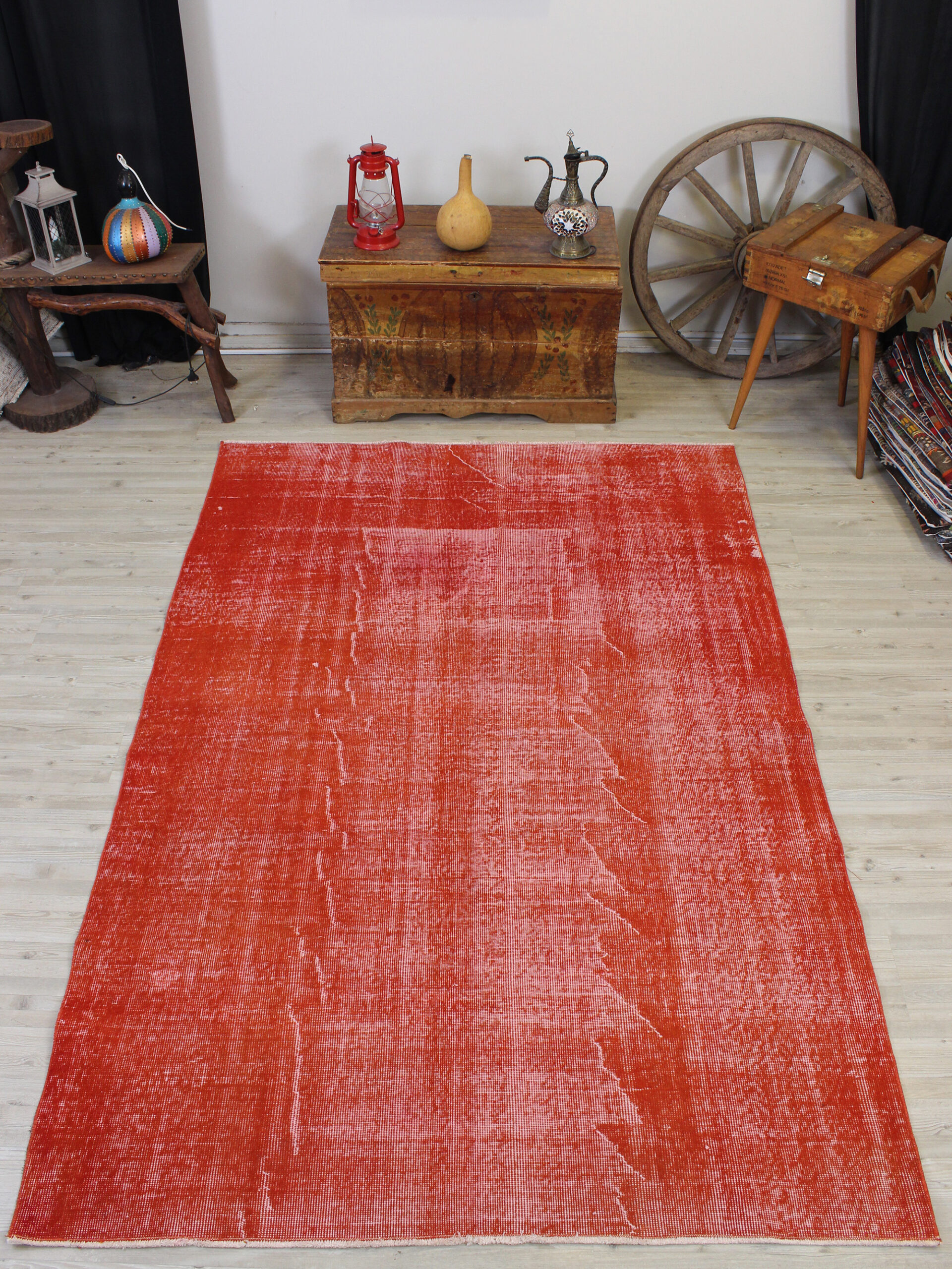 Vintage El Yapımı Halı 158 x 236 cm 10632 - Görsel 8