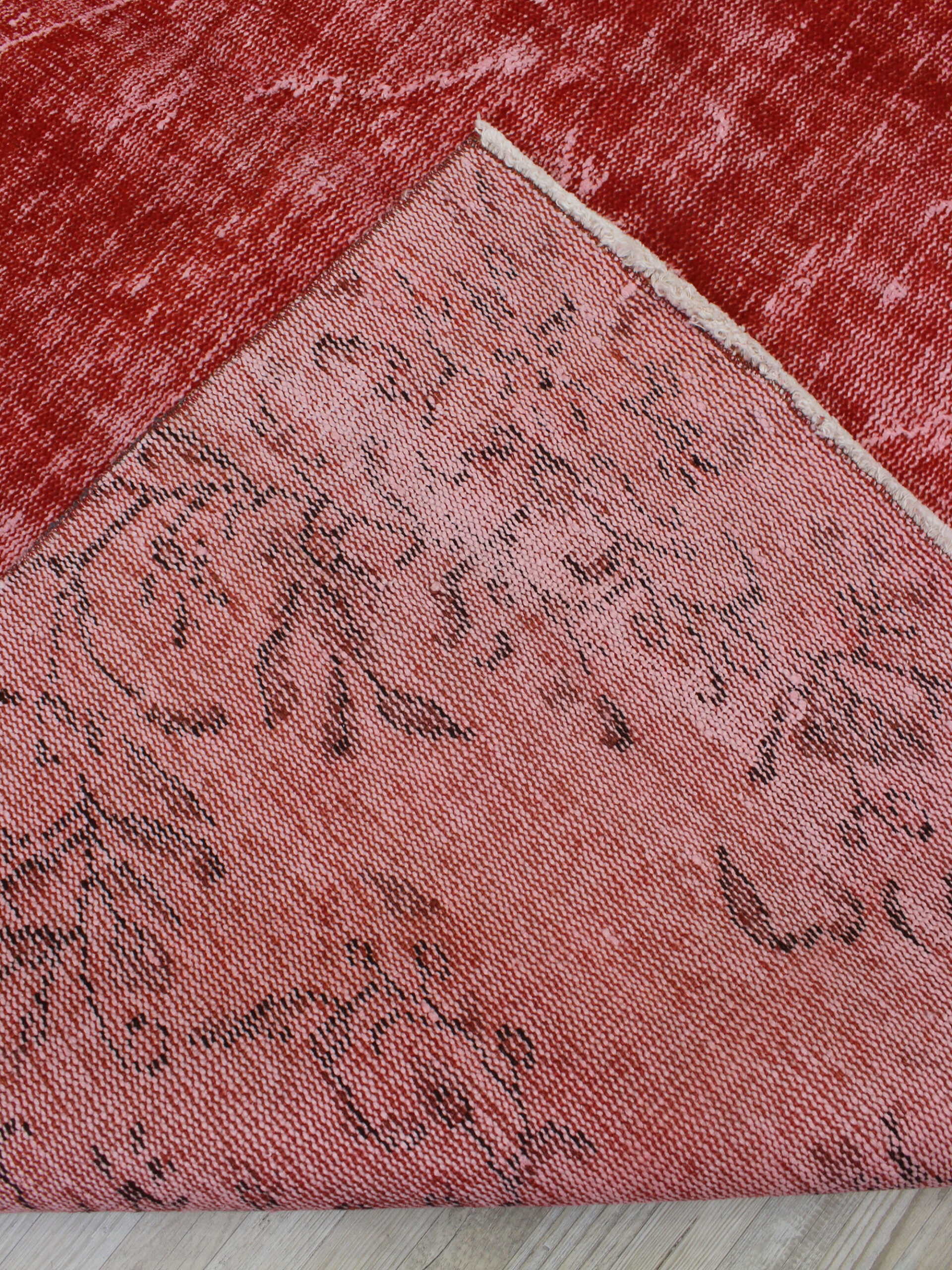 El Yapımı Vintage Yün Halı 166 x 256 cm 10634 - Görsel 4