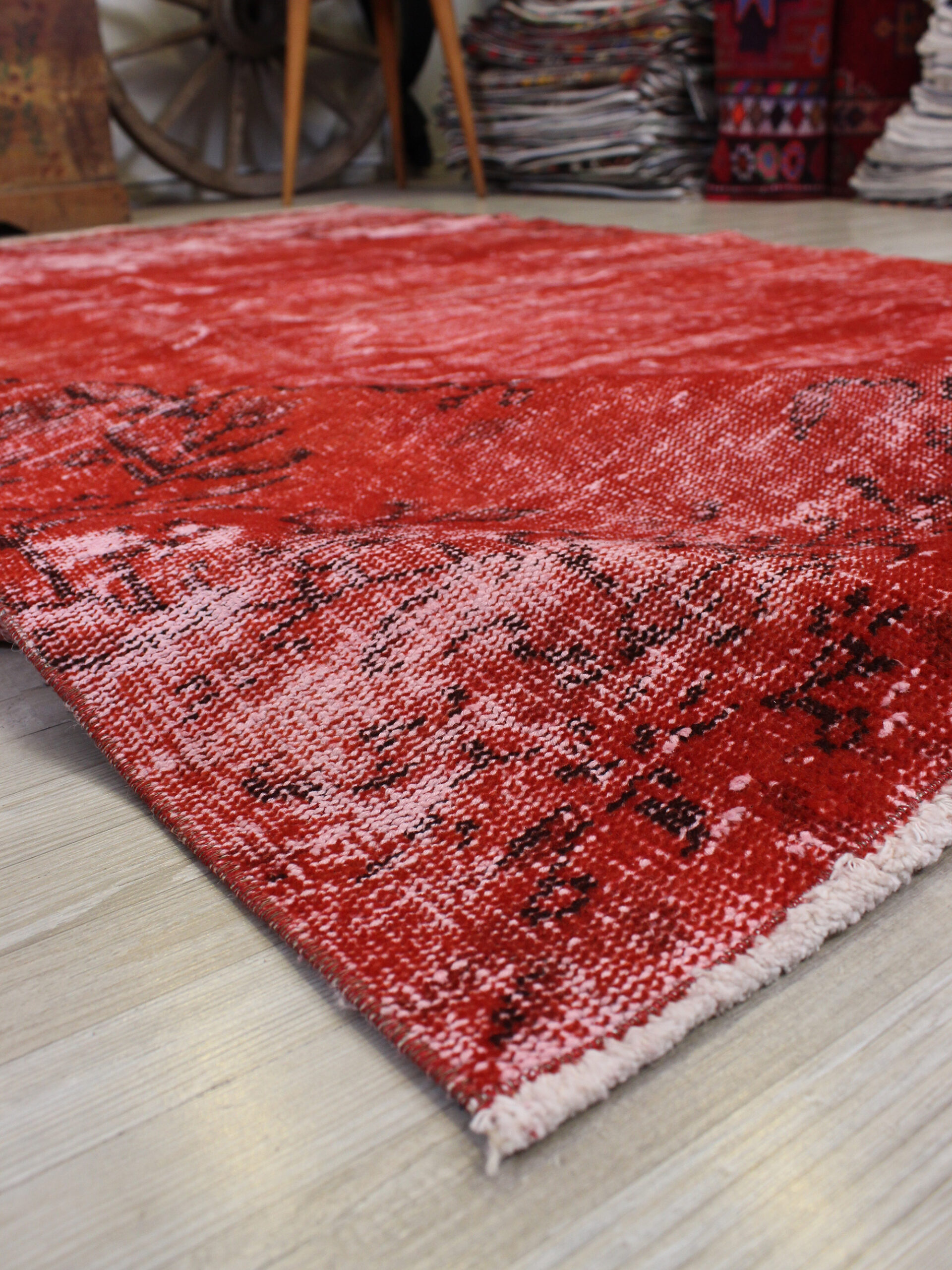 El Yapımı Vintage Yün Halı 166 x 256 cm 10634 - Görsel 5