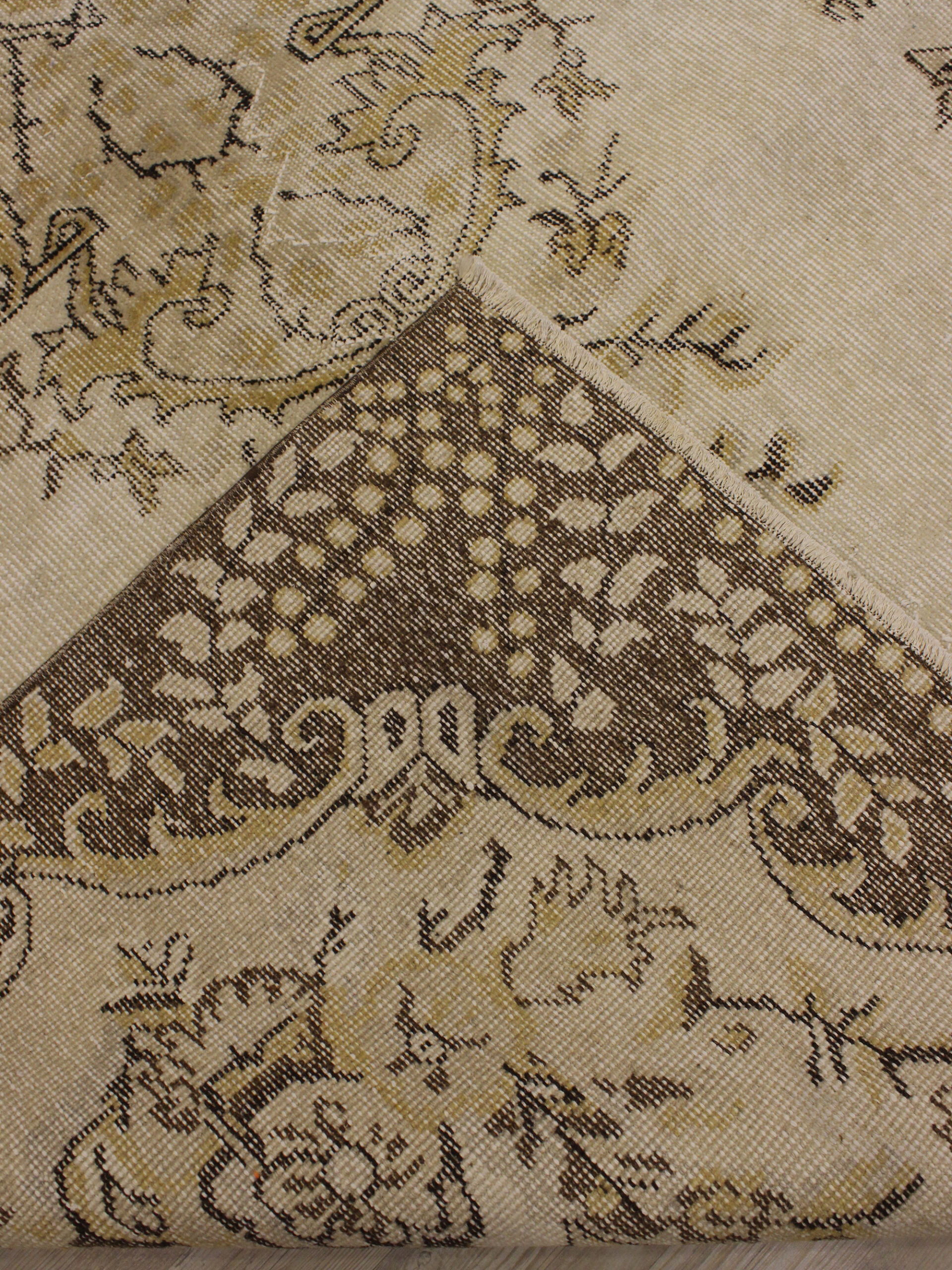 El Yapımı Yün Eskitme Halı 168 x 277 cm 10642 - Görsel 7