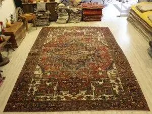 Eskitme Vintage El Dokuma Halı 280 x 396 cm 10643