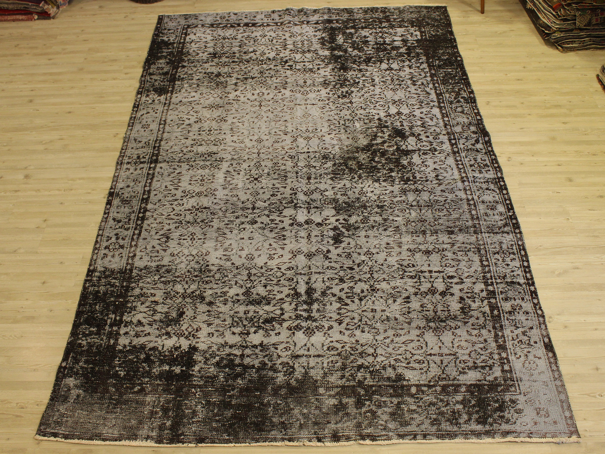 El Dokuma Vintage Yün Halı 190 x 303 cm 10651 - Görsel 9