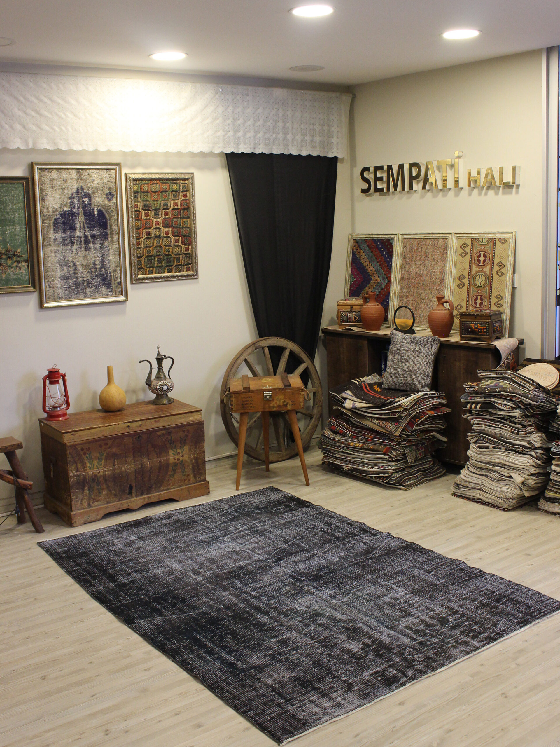 Eskitme Vintage Yün Halı 152 x 283 cm 10653 - Görsel 2