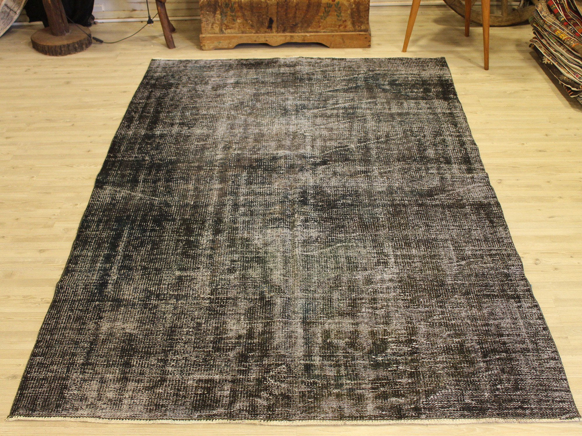 Eskitme Vintage Yün Halı 152 x 283 cm 10653 - Görsel 6