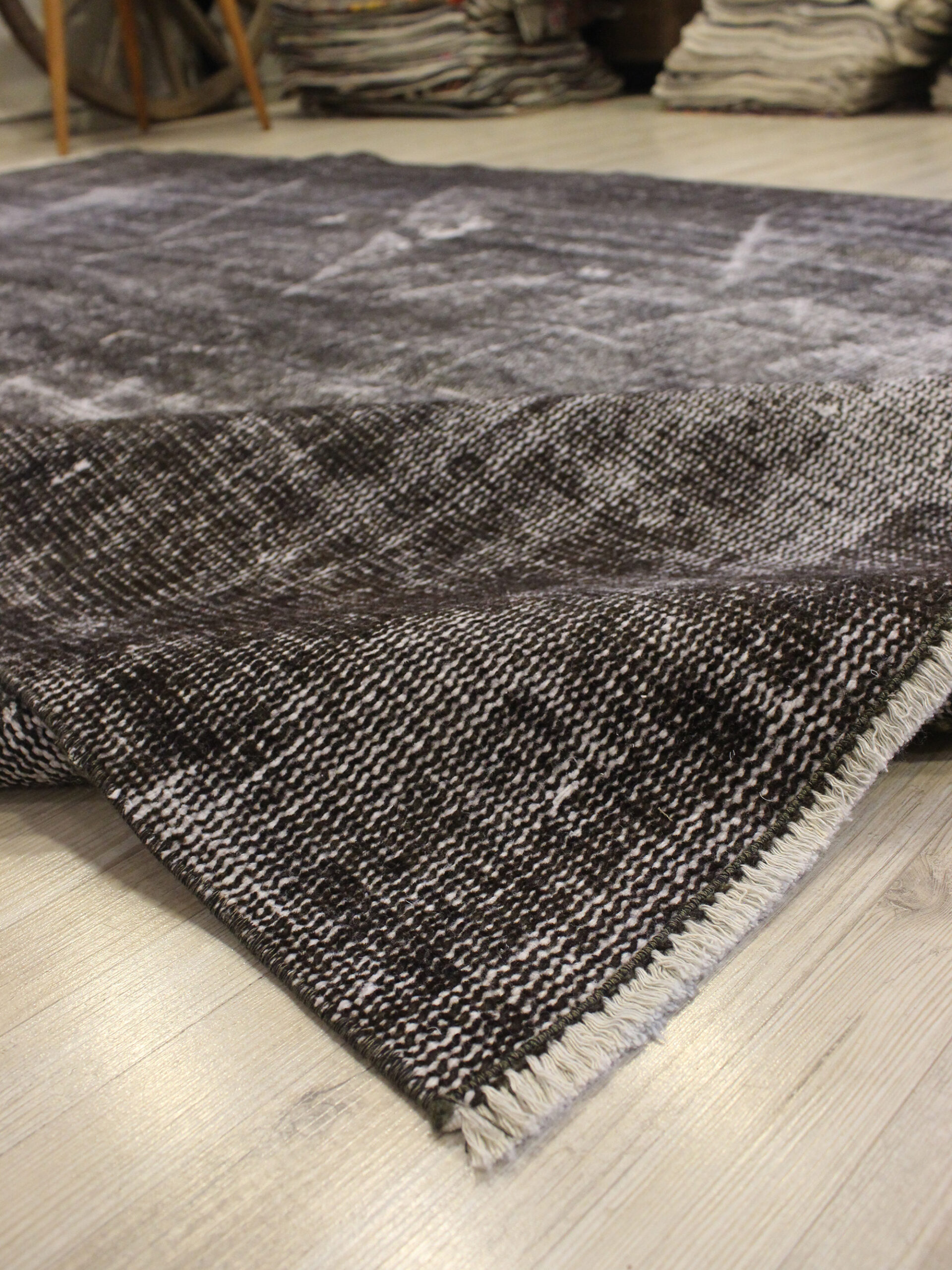 Eskitme Vintage El Yapımı Halı 161 x 264 cm 10654 - Görsel 4