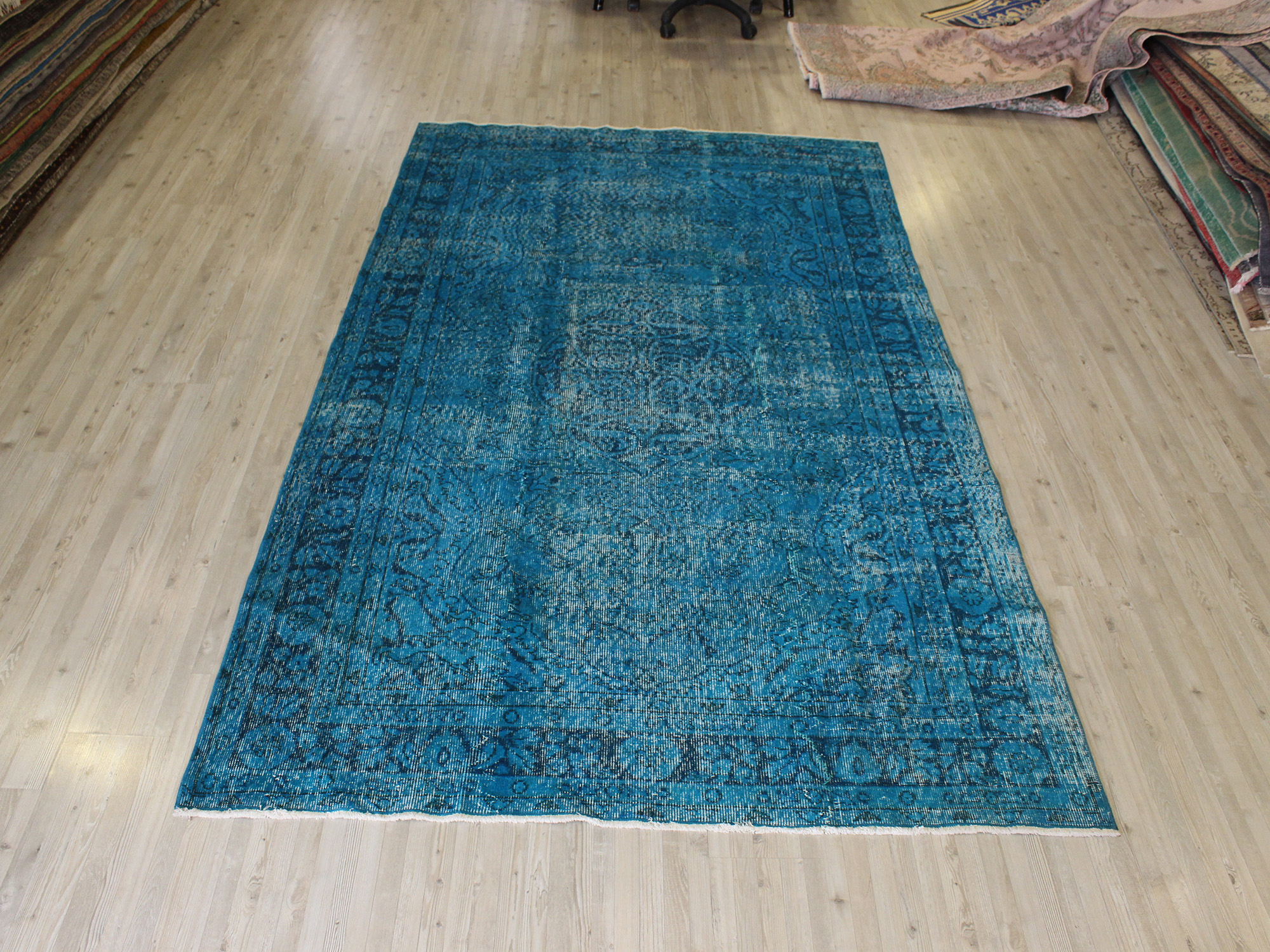 Eskitme Vintage Yün Halı 164 x 275 cm 10662 - Görsel 4