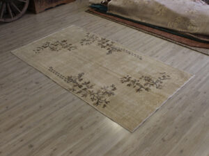 Yün El Yapımı Halı Vintage 112 x 203 cm 10675