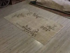Yün El Yapımı Halı Vintage 112 x 203 cm 10675