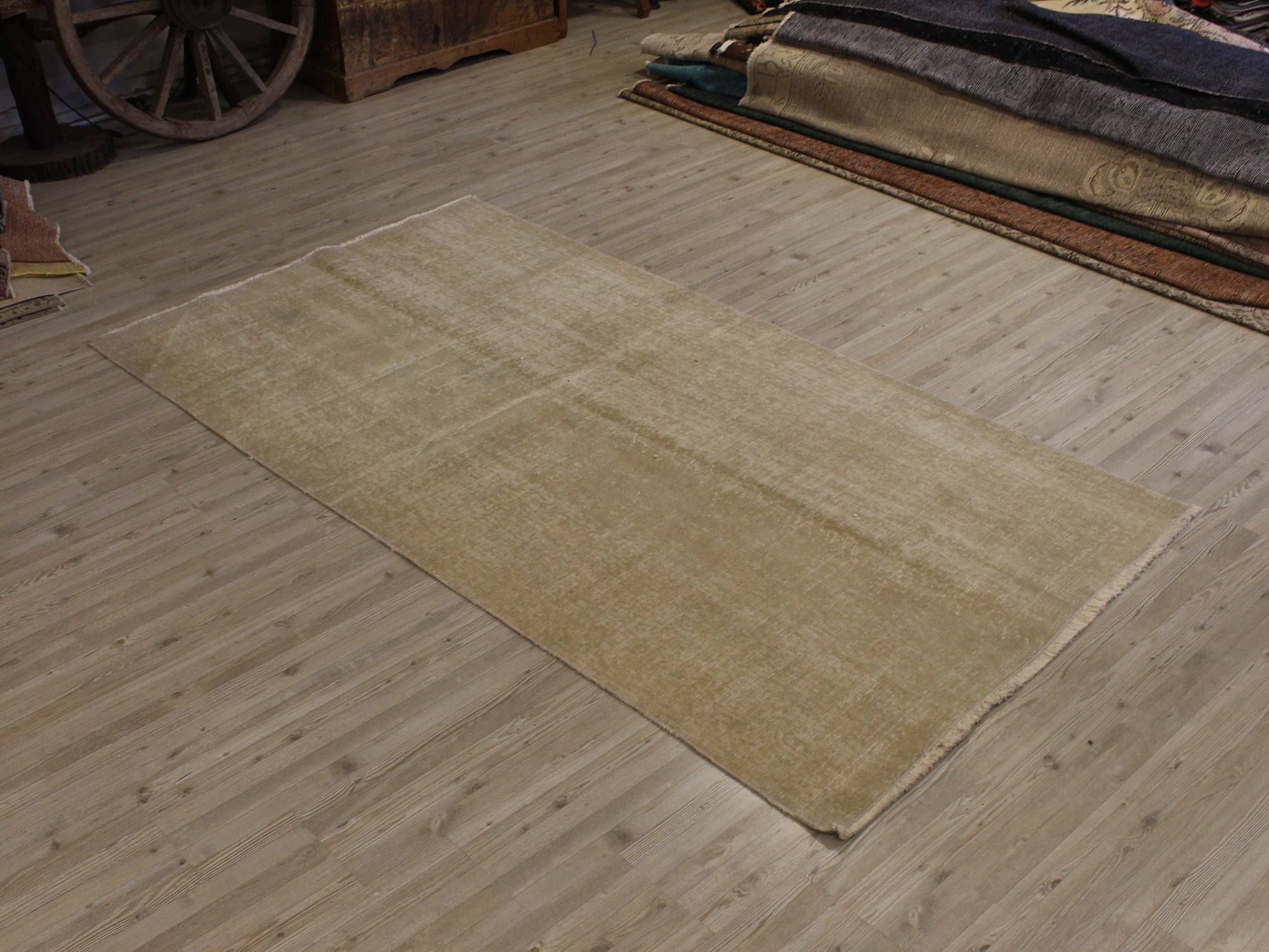 Eskitme El Yapımı Vintage Halı 112 x 210 cm 10679