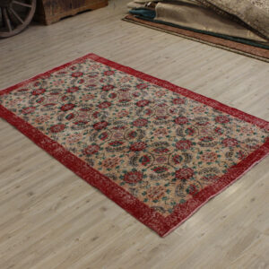 Eskitme Vintage El Halı 117 x 266 cm 10684