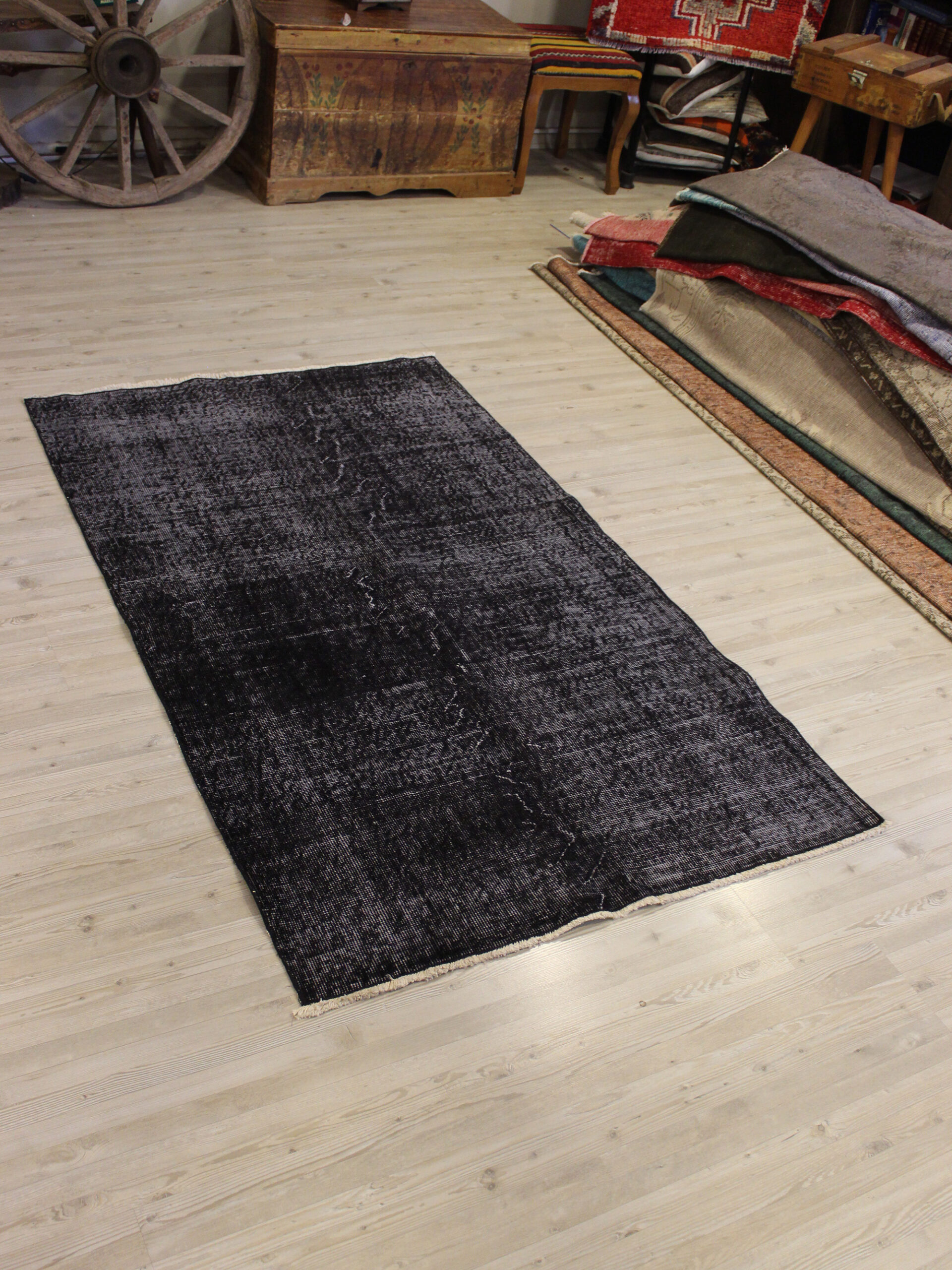 Eskitme Yün Vintage Halı 107 x 180 cm 10689