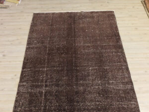 Vintage El Dokuma Halı Yün 110 x 195 cm 10690