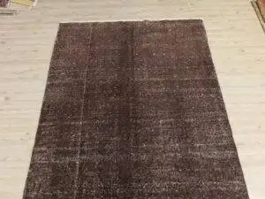 Vintage El Dokuma Halı Yün 110 x 195 cm 10690