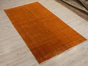 Vintage Yün El Dokuma Halı 110 x 210 cm 10702
