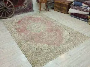 Doğal Yün Eskitme Halı 190x302 cm 10825