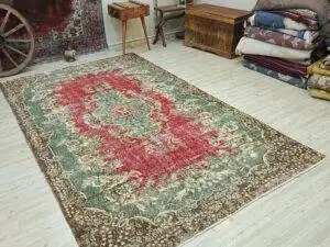 Eskitme %100 Yün Halı 182x304 cm 10830