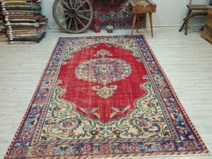 Vintage %100 Yün Halı 181x297 cm 10833